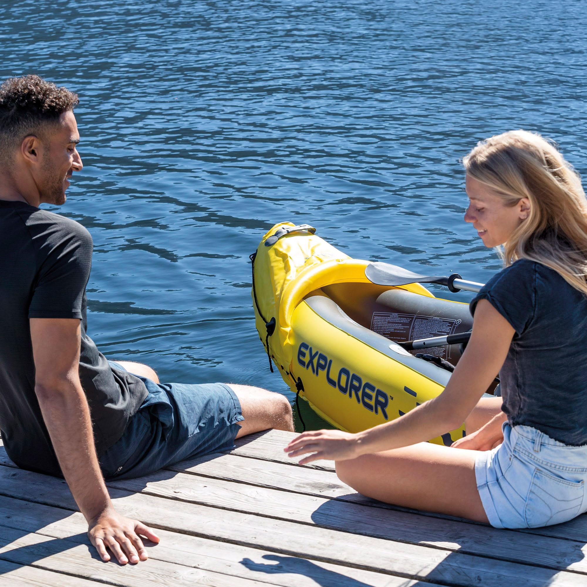 Intex Explorer K2 Kayak Hinchable para Adultos 2 Personas