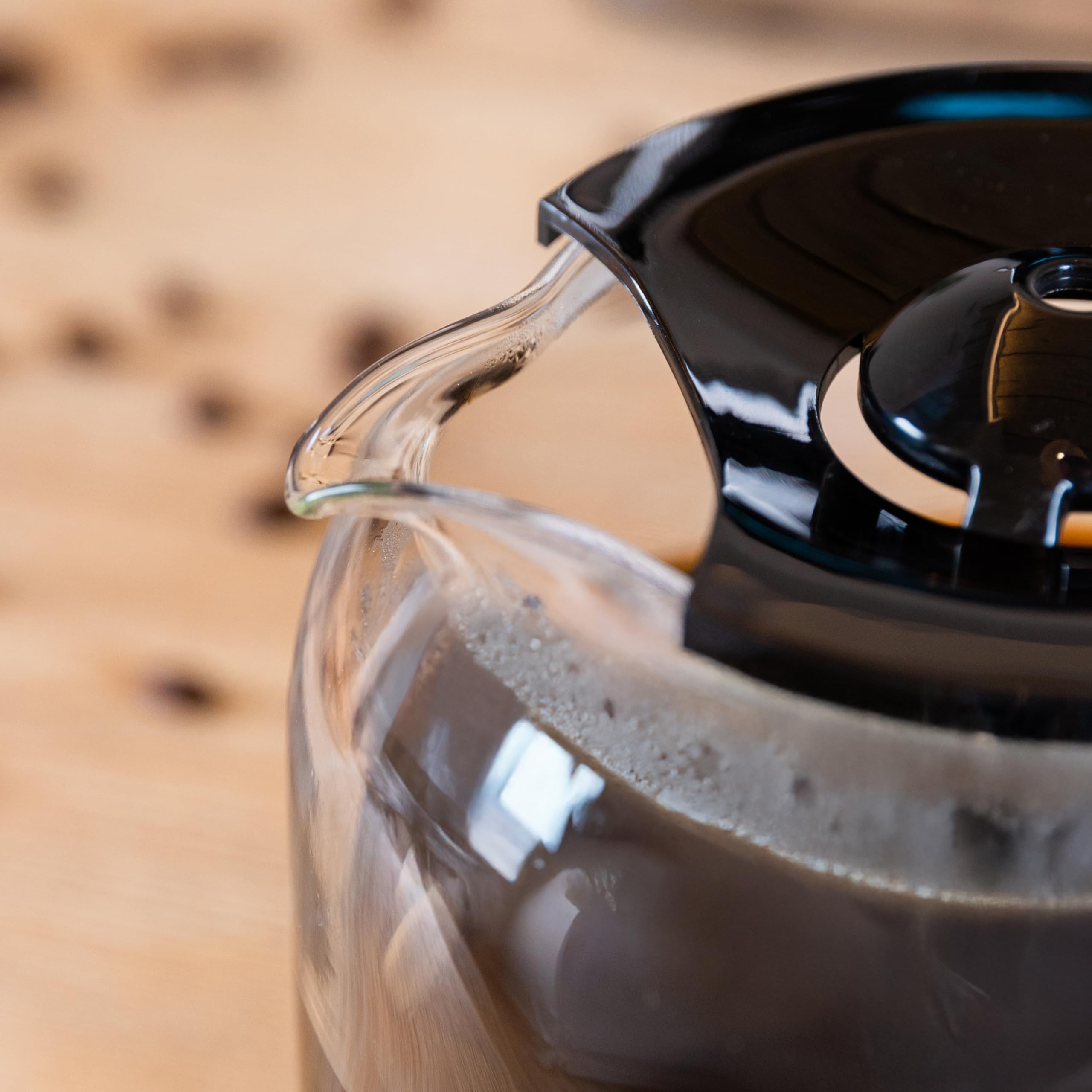 Cecotec Macchina Caffè Americano - Caffettiera a Goccia Coffee 66 Drop & Touch. 950 W, 1,5 L, 12 Tazze, Pannello tattile, Caraffa in vetro, Timer 24h, 6 interruttori, Filtro a rete riutilizzabile