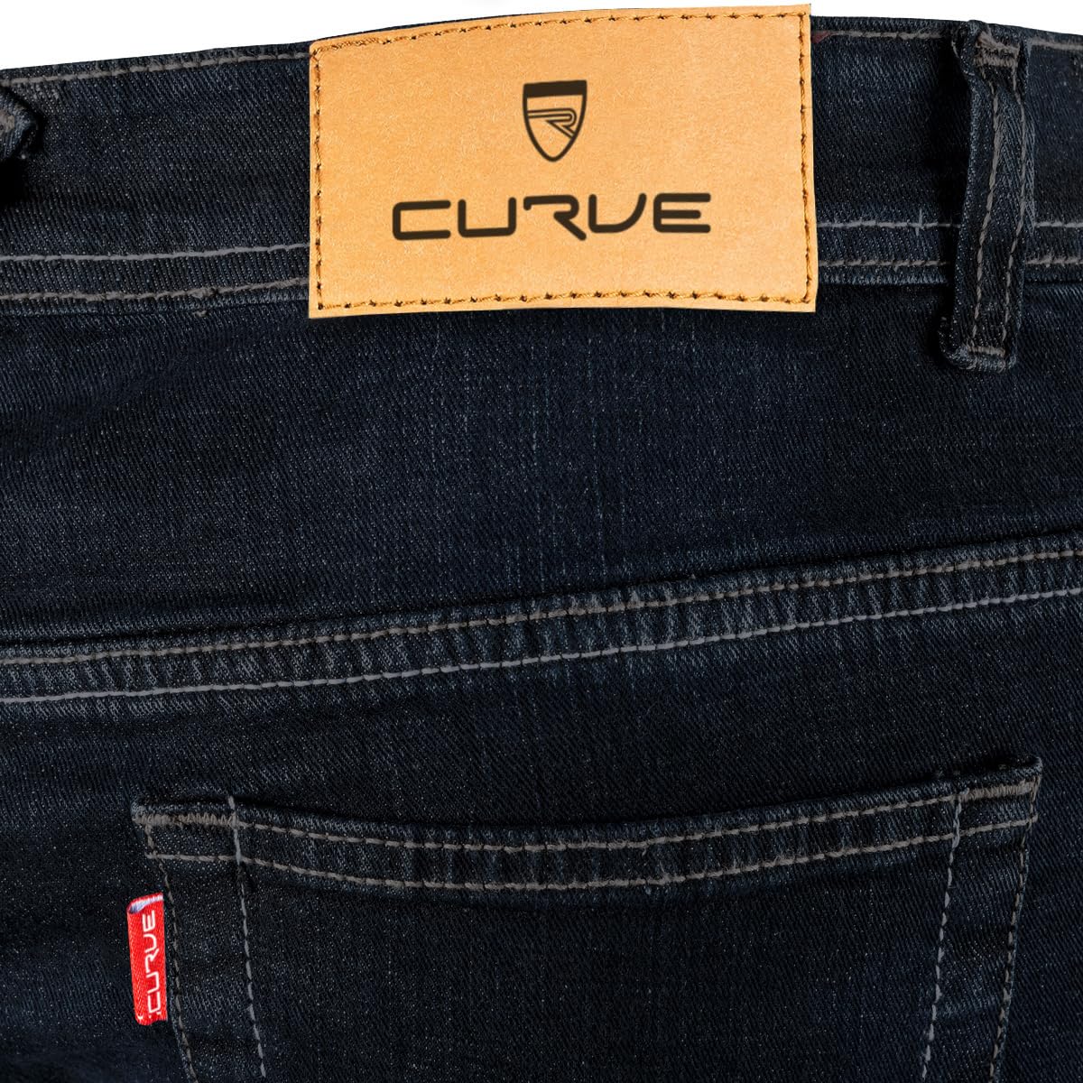 CURVE Pantalones Moto Copper Denim, Jeans, Vaqueros, Protecciones Nivel 2, Rodilleras extraíbles, Adultos, Hombre, Todas Las Estaciones, Todo el año, Clase A, CE