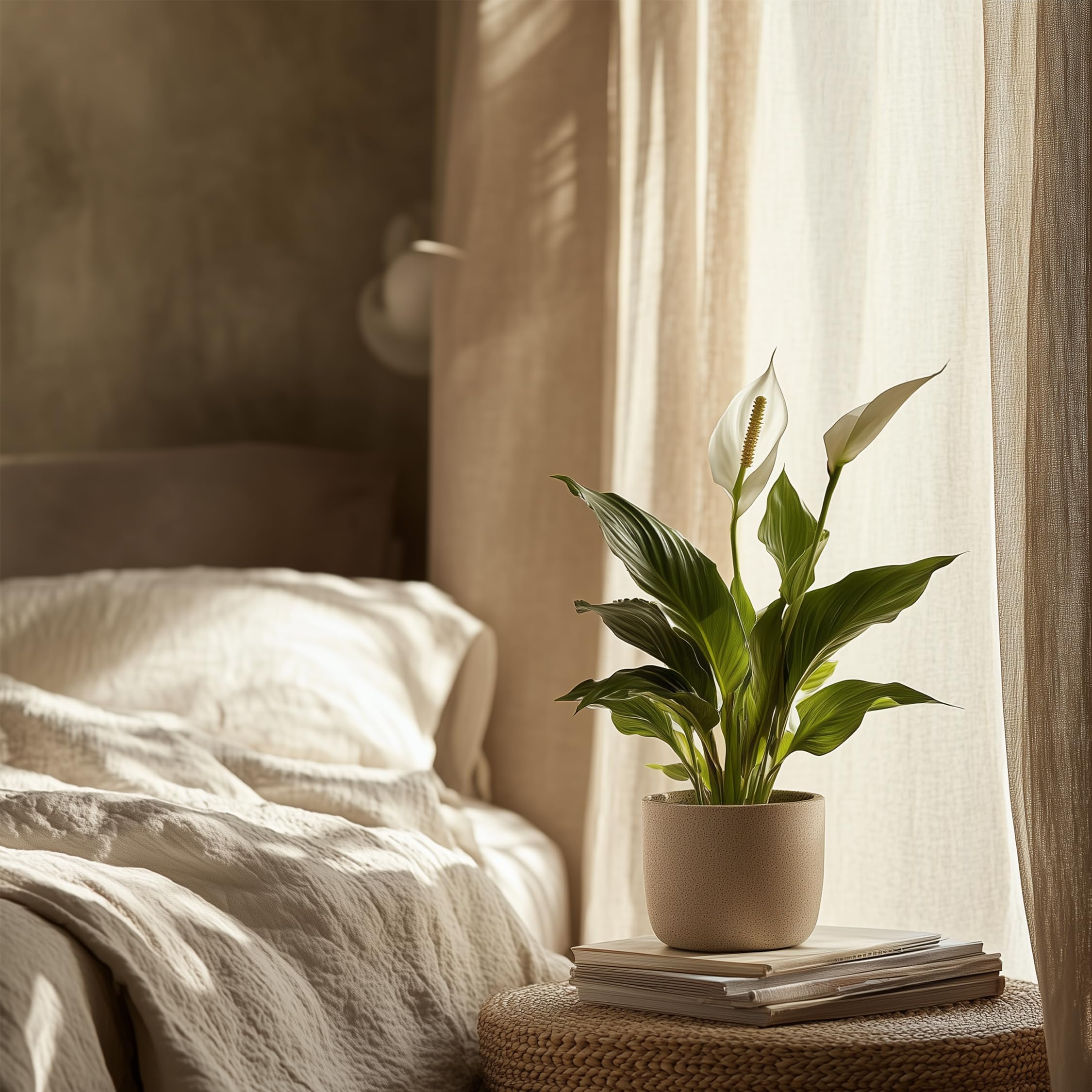 Plant in a Box - Spathiphyllum - Set de 2 - Planta de interior - Maceta 17cm - Altura 60-75cm