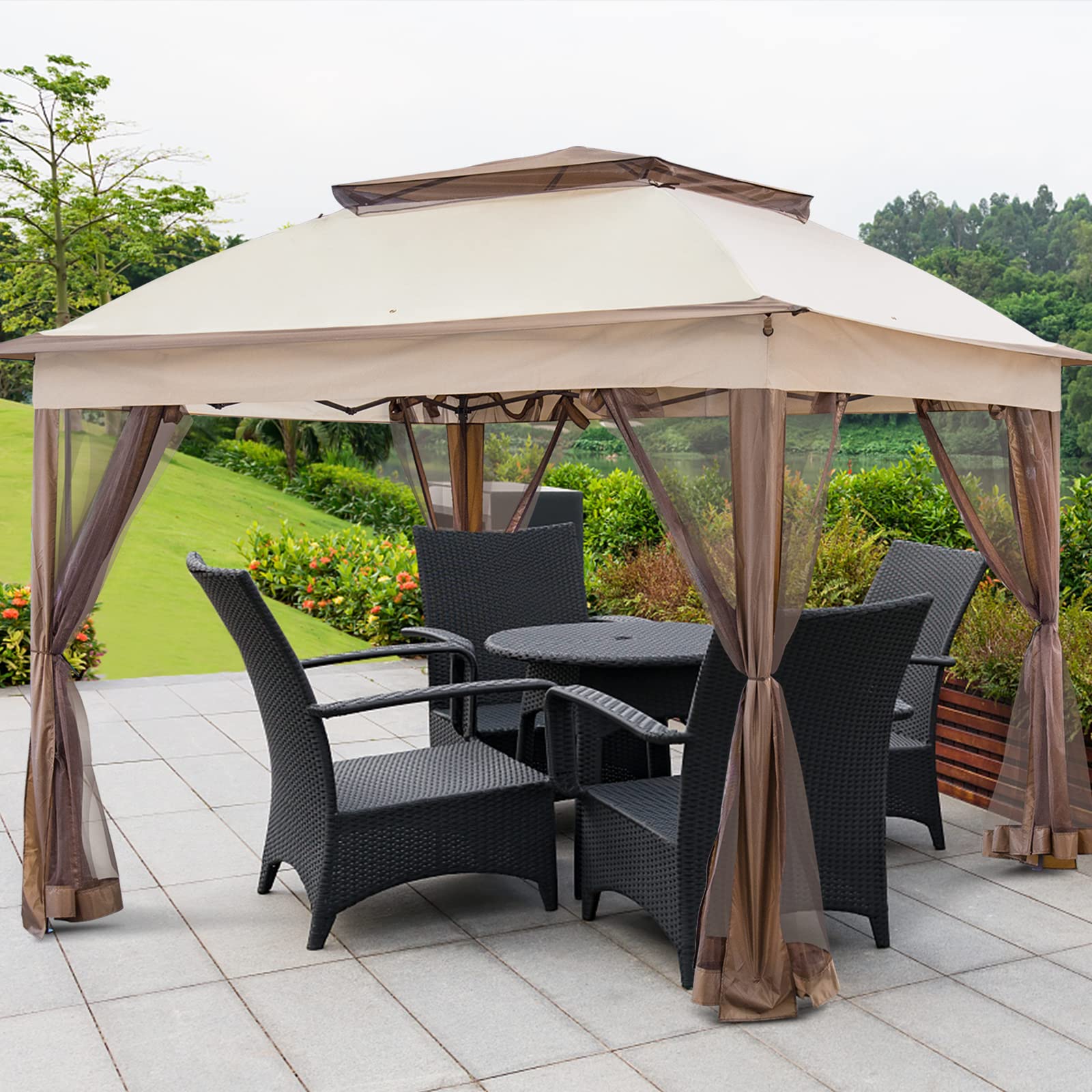 Canvas Gazebo Canopy