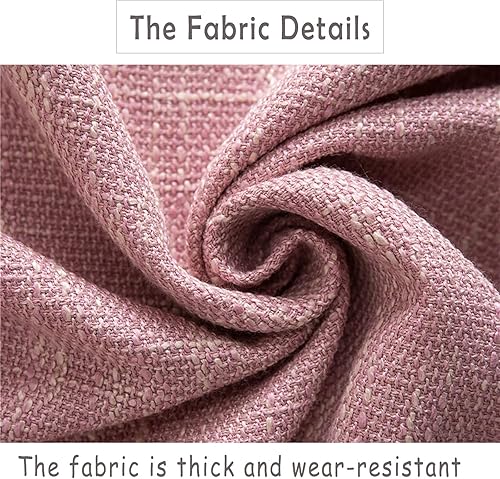 Miniatura 2 de Funda de sofá elegante de color liso, funda universal para sofá con dobladillo plisado, resistente al desgaste, protector de muebles duradero para