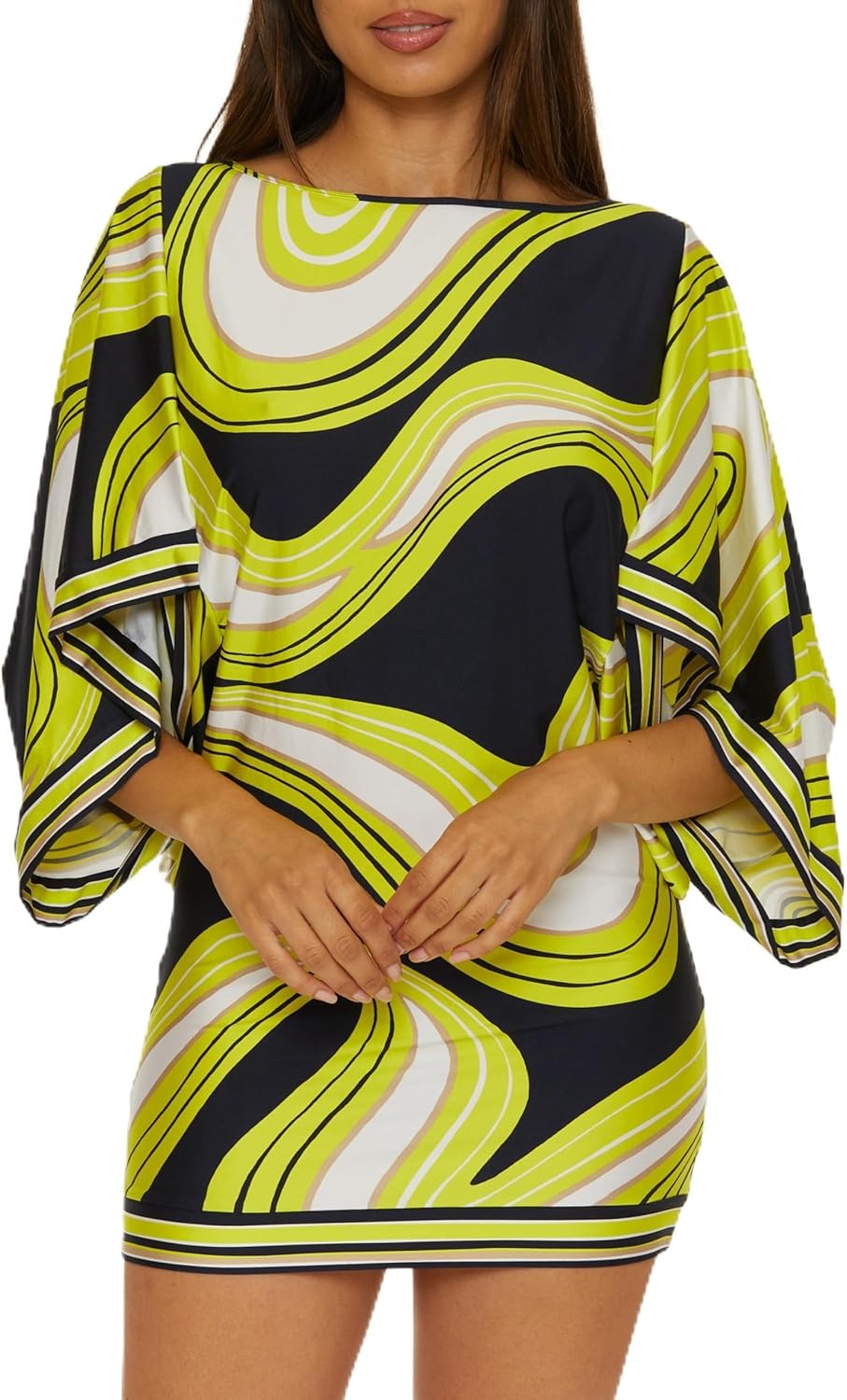 Trina Turk Women's Casablanca Tunic, Uv Protection, Casual, Beach Cover Ups for Women