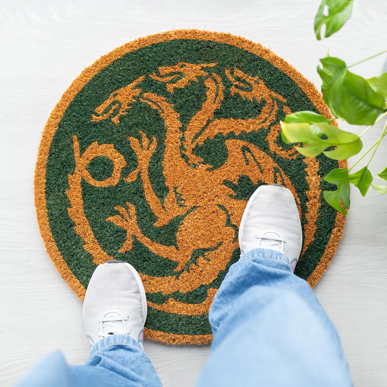 Grupo Erik - Game of Thrones Outdoor Doormat, 50 x 50 cm, Non-Slip Mat, Entrance Mat, Original Outdoor Mat, Coconut Doormat, Outdoor Rug