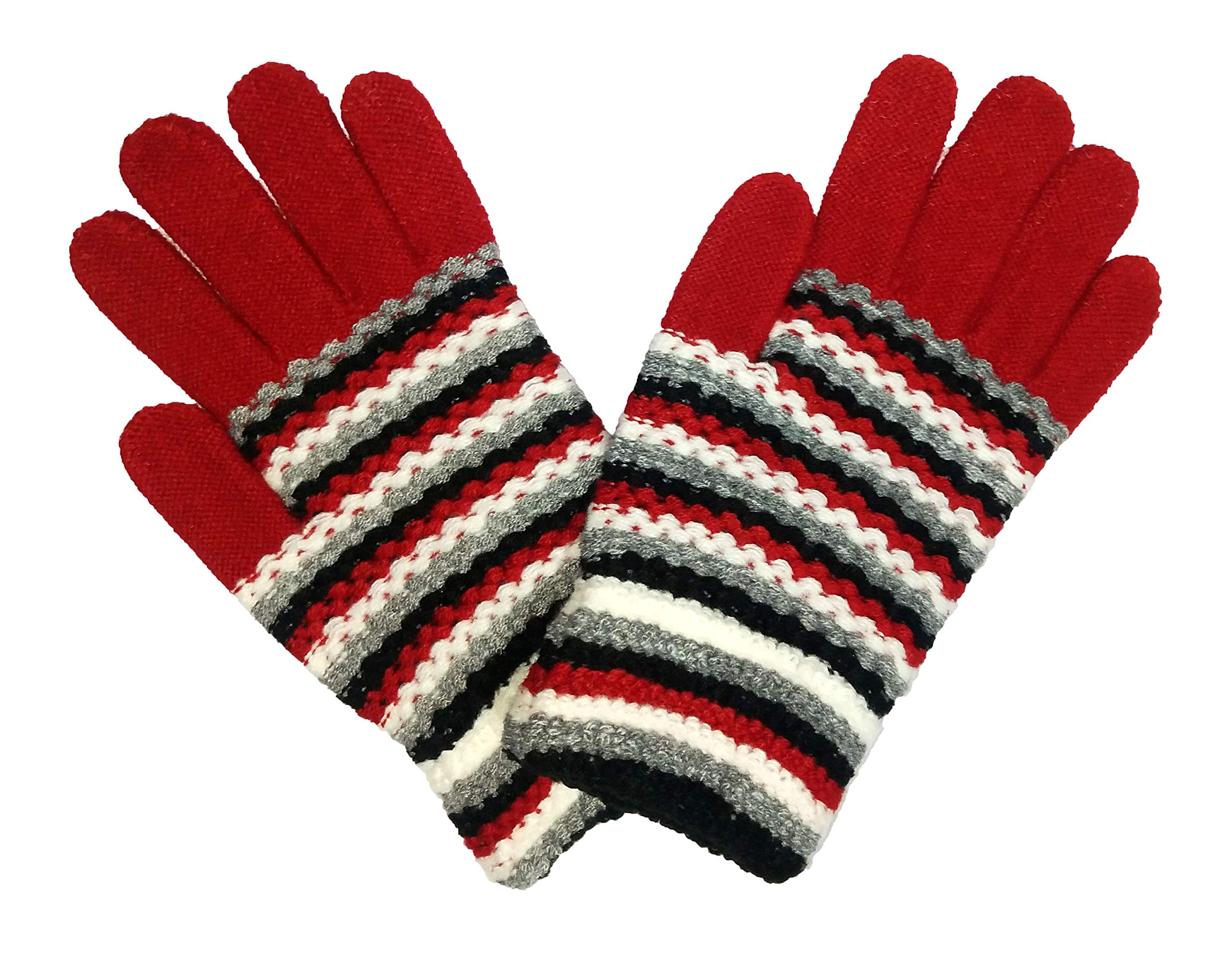 NPRC Stylish Winter Woolen Warm Soft Womens/Girls Hand Gloves Above 14 Years-picture-48