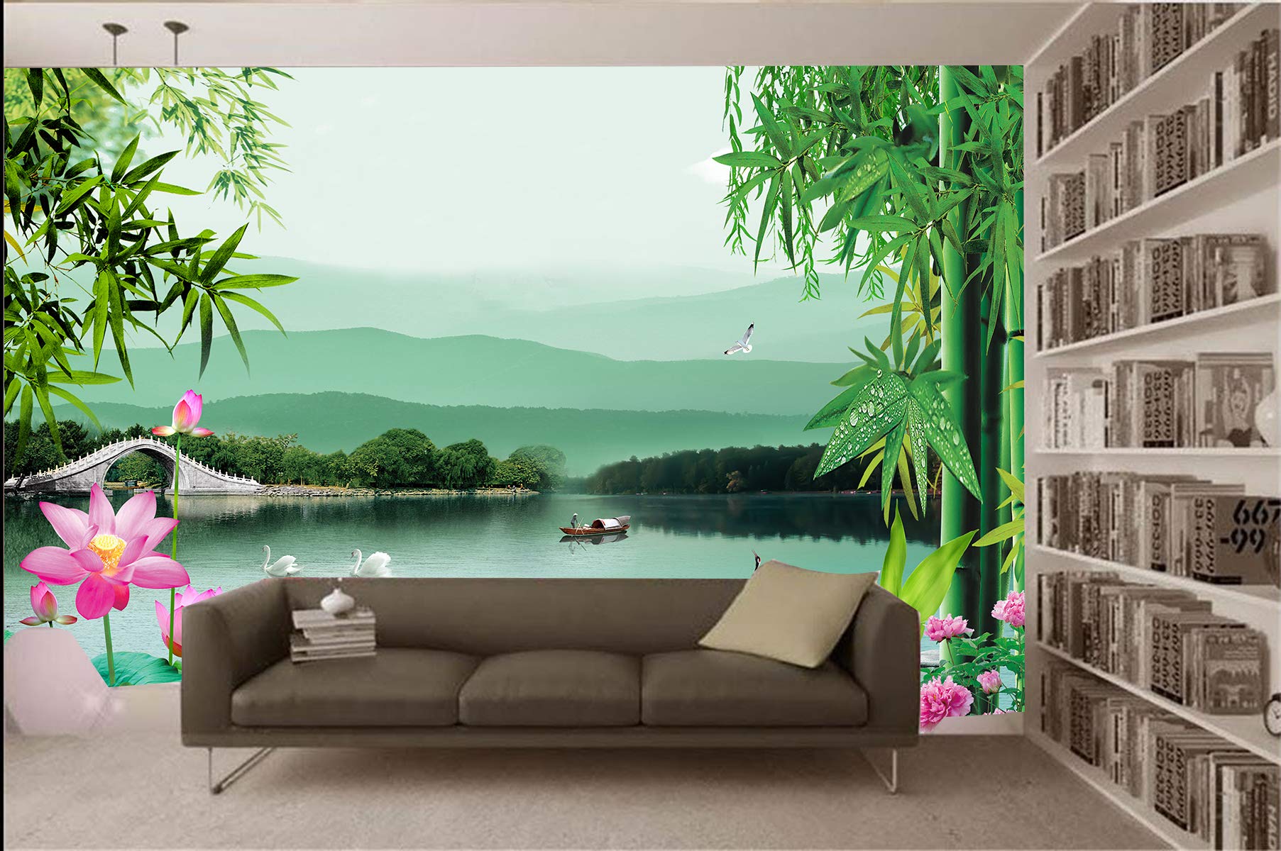 Decor Production PVC Vinyl Self Adhesive Wallpaper(Large_Wallpaper_pt5,Multicolor,8x12 Feet) (B08SMFDR23) Amazon Price History, Amazon Price Tracker