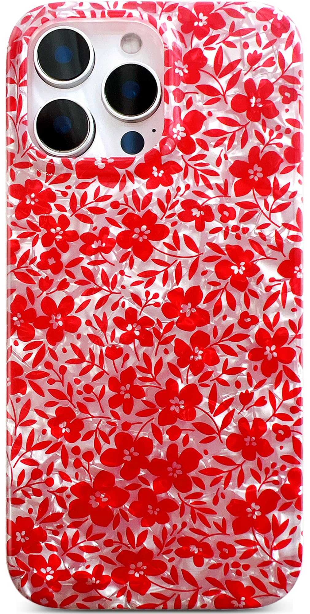 Coque iPhone 14 Pro Max anti-rayures en TPU léger à fleurs - 8