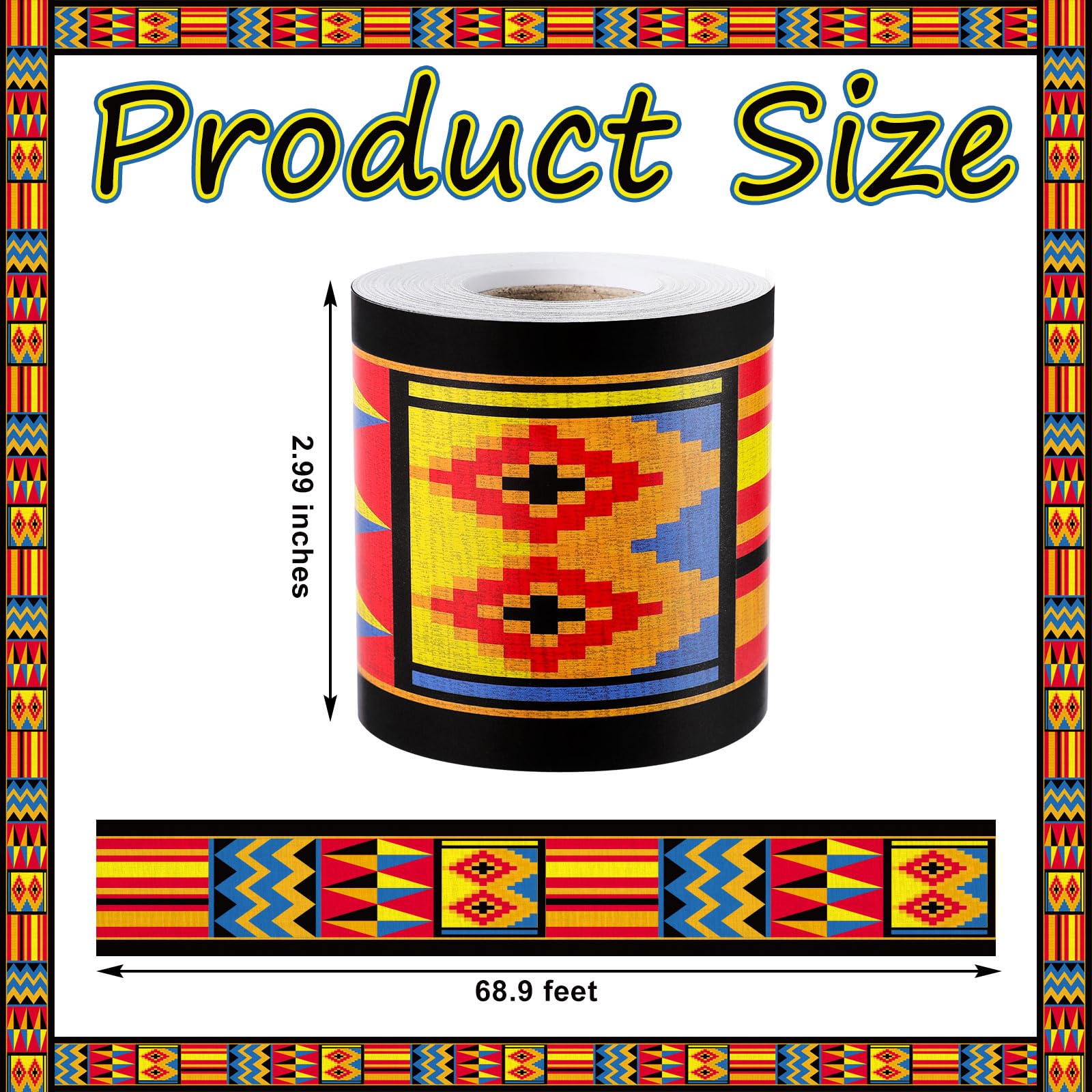 VitalCozy Feet Black History Month Bulletin Board Borders, 60 OFF