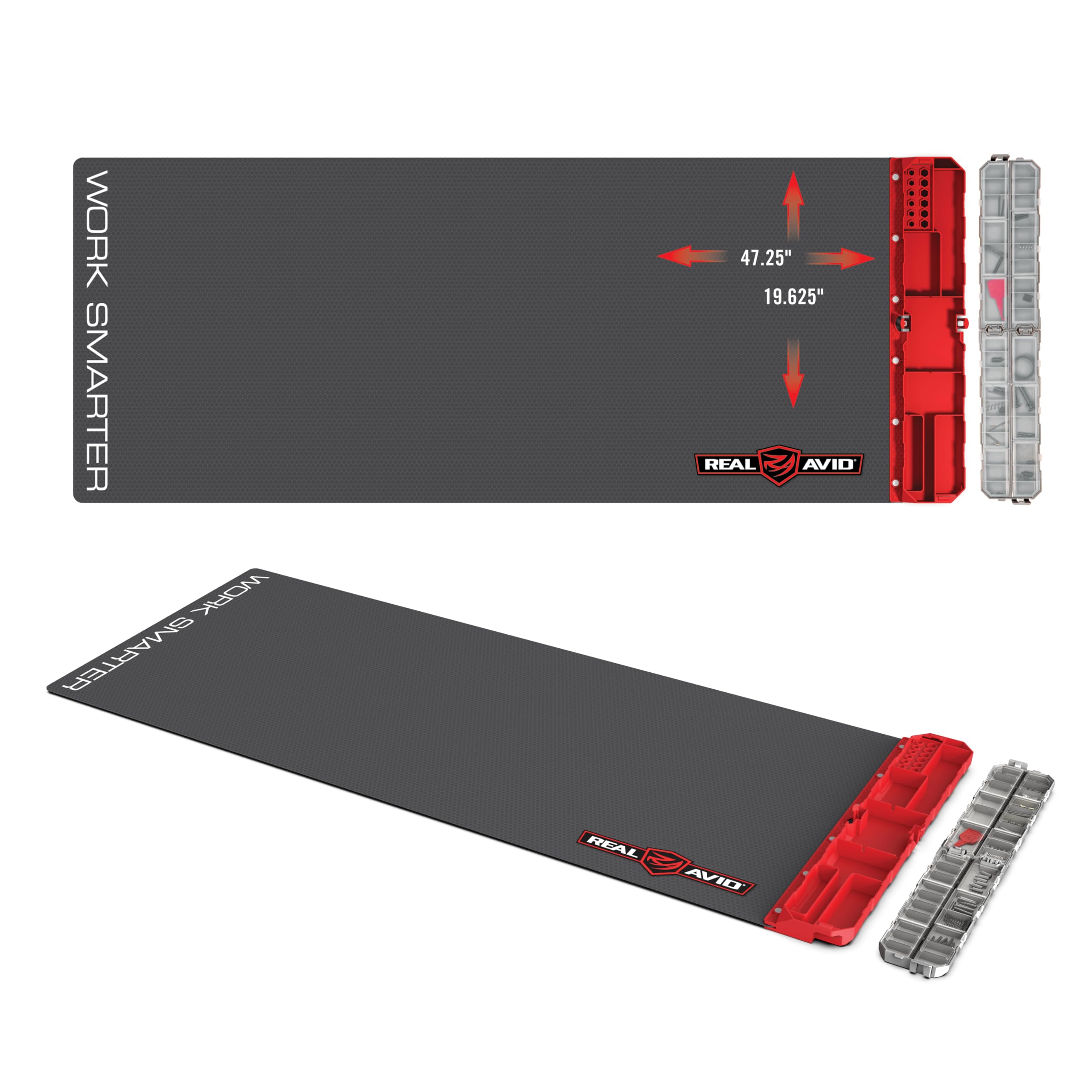 Real Avid Smart Mat Options - Choose 47.25”x19.5” XXL Mat or 43"x16" Universal Smart Gun Mat - Gun Oil Resistant, Non-Slip, Padded Rifle Cleaning Mat