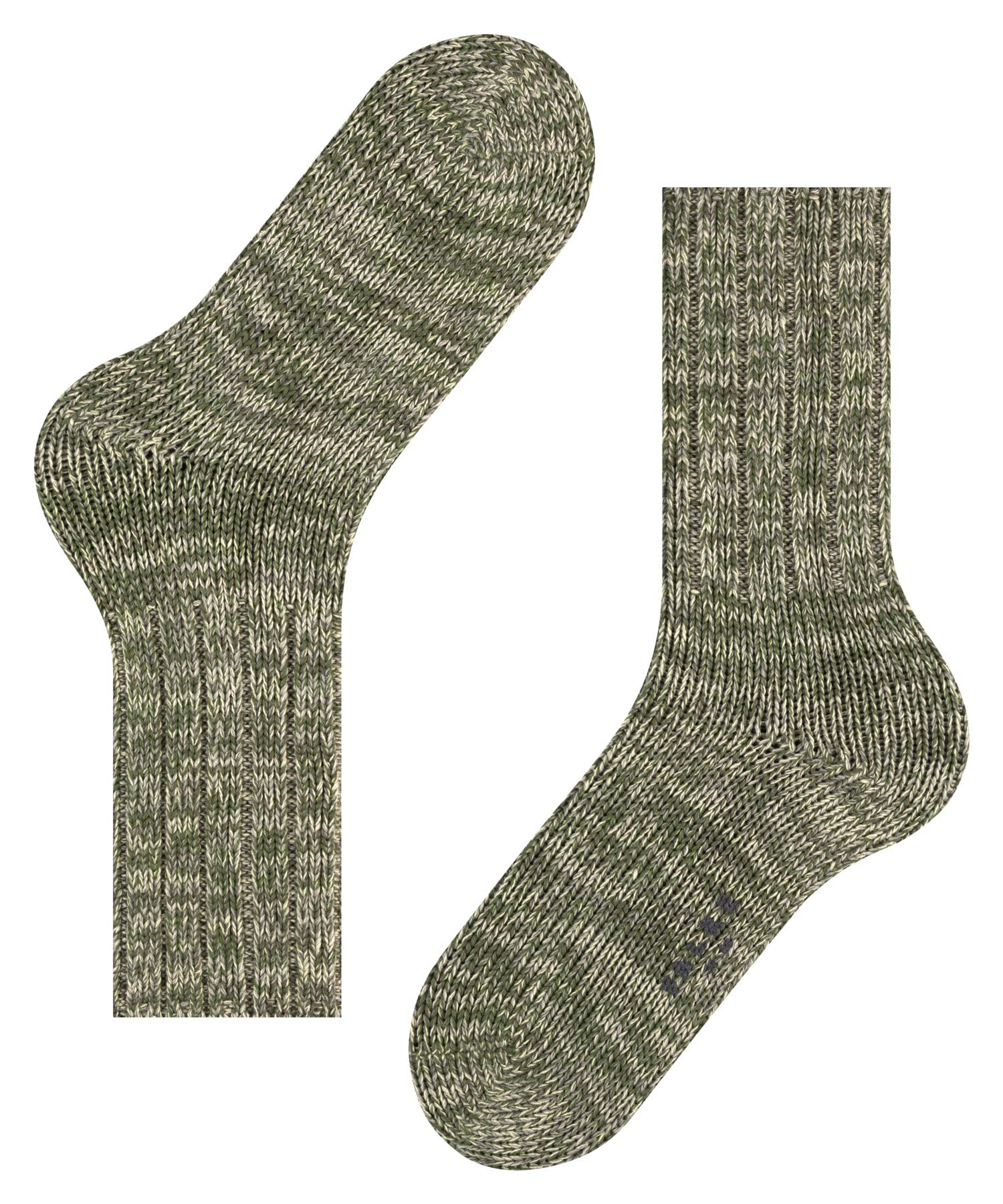 FALKE hombre Brooklyn calcetines transpirable sostenible ecológico algodón costuras planas en la zona de los dedos de los pies lisos de moda 1 par | con algodón orgánico