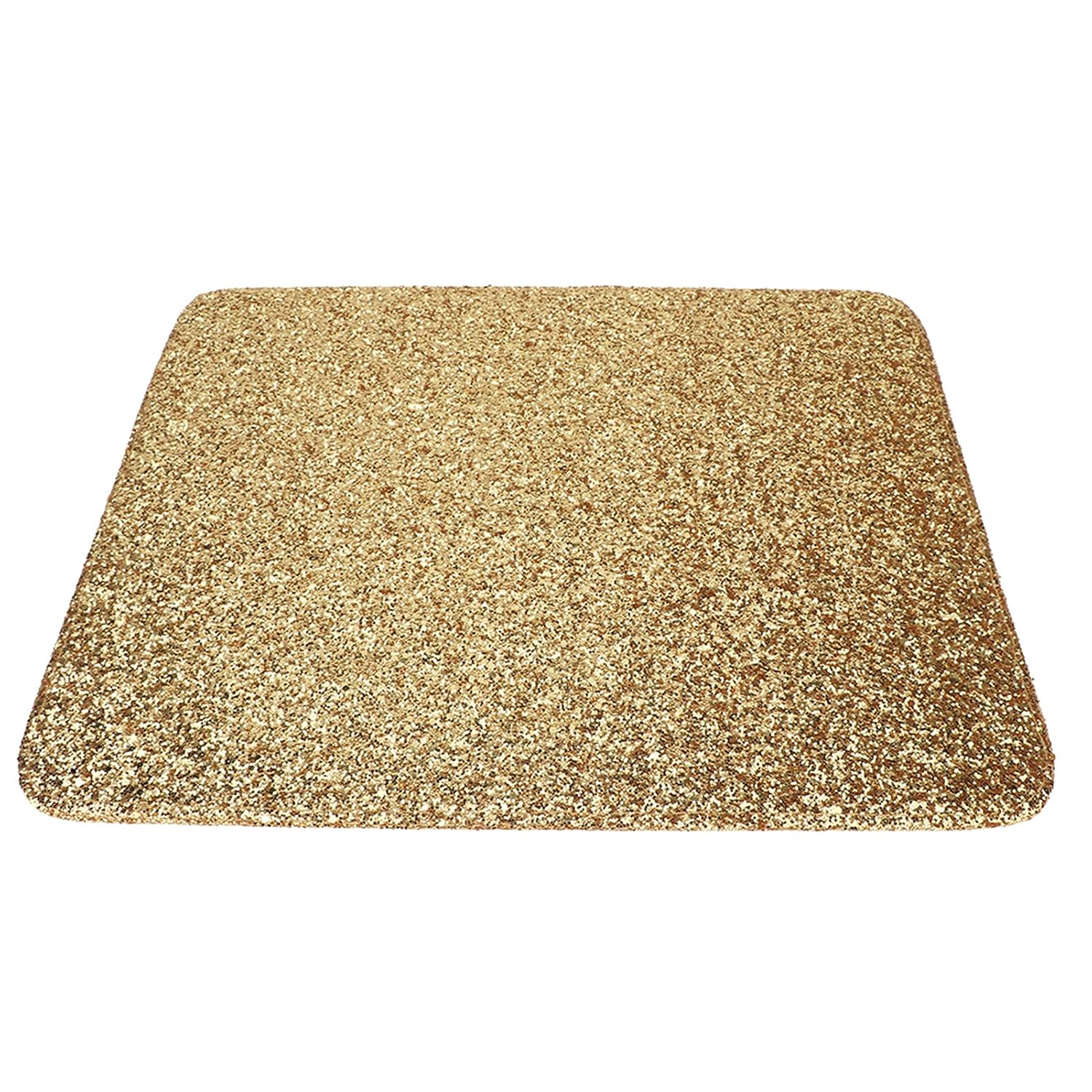 Nail Table Mat 15 X 9.5 Inch Portable Art Table Shiny Soft Hand Holder Manicure Tool (gold cushion)