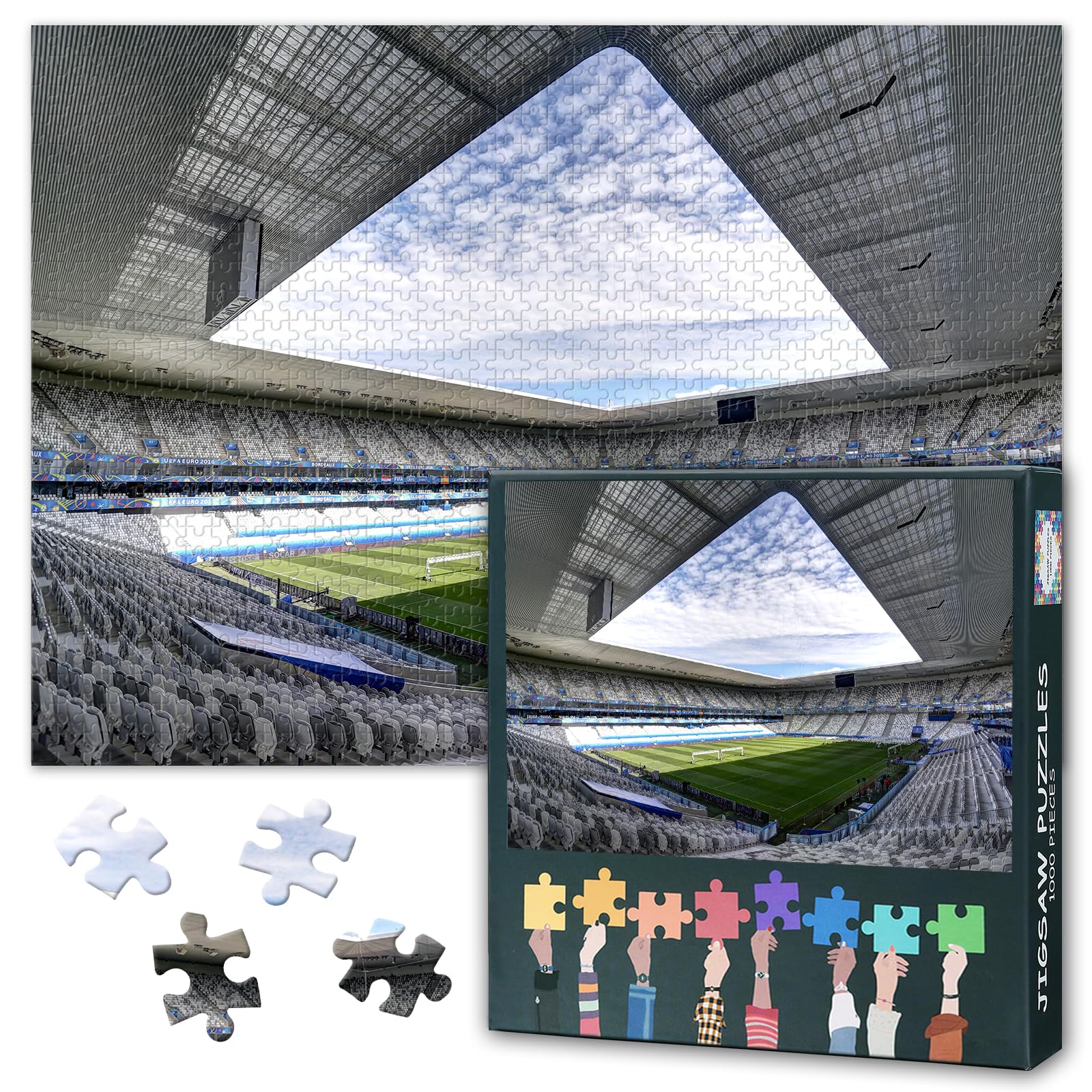 TISHIRON 1000 Piece Puzzle for Adults-Stadium Mamut Atlantique in Bordeaux — image 1