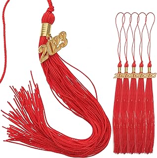 HOMSFOU Borlas De Formatura 2023 6 Pçs Borlas De De Formatura Acadêmica Borlas De Chapéu De Formatura Pingentes De Data De 2023 Anos Para Cerimônias De Festa De Formatura