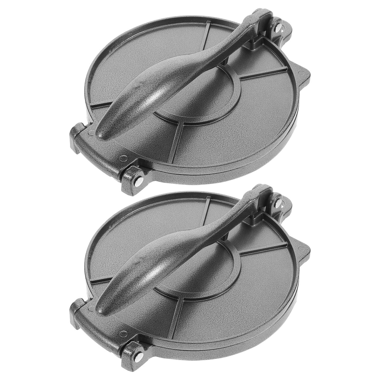 Zerodeko 2 presse manuali per tortilla - Pressa antiaderente per empanadas, ravioli fatti in casa, mini torte e focacce - Strumento per la preparazione di sfoglie per ravioli da 20 cm per la cucina