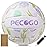 PECOGO Volleyball Size 5 PU Leather Soft Indoor Outdoor Irises Flower Volleyballs Sports Training Game Play Ball for Beginner, Teenager, Adult(Gift Box,with Pump)