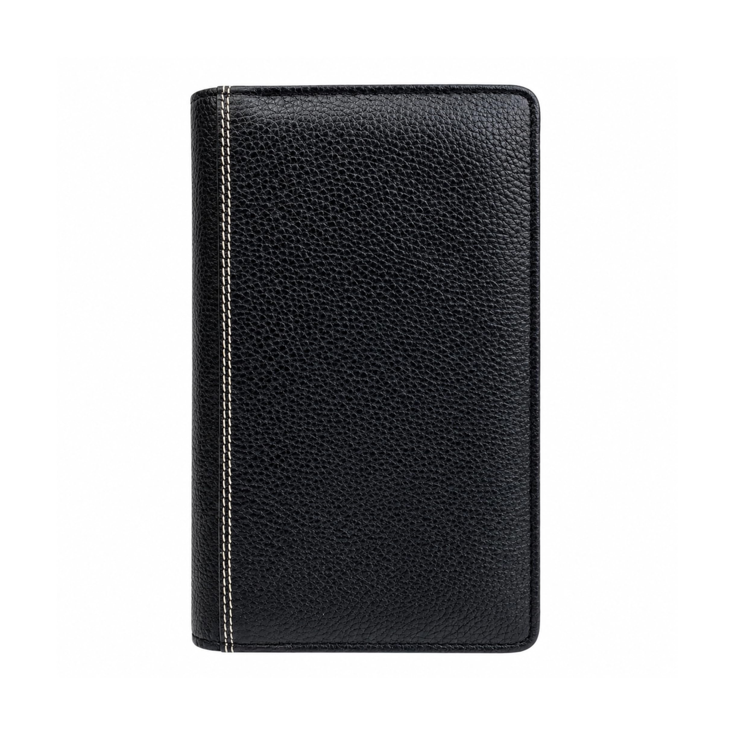 Genuine Leather Travel Passport Holder, RFID Blocking Premium Travel Document Organizer with Secure Zipper Closure Passport Cover & Travel Accesories for Men & Women (Black)-image-13