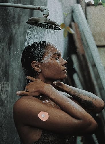 Miniatura 3 de Dexcom - Parches adhesivos G7, impermeables, paquete de 60 parches Dexcom G7, parches transparentes precortados, cubiertas de cintas para sensores