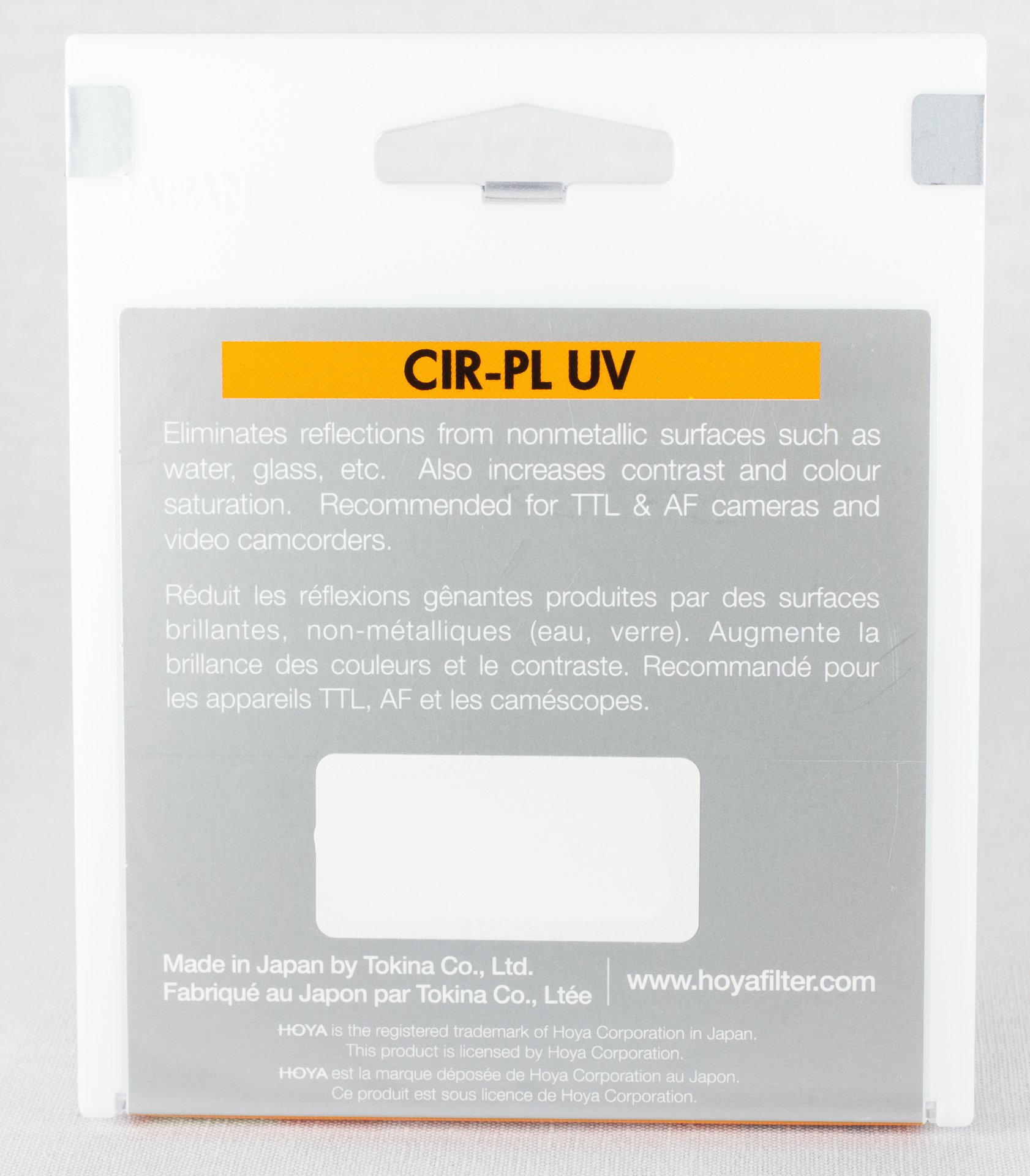 Hoya PLCHRT82 Filtre Polarisant Circulaire HRT Ø 82.0 mm