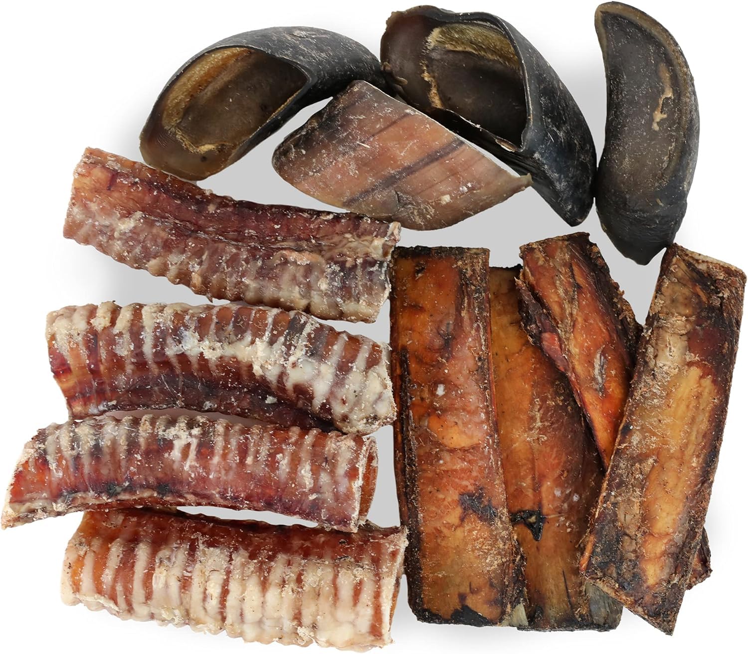 Pet Craft Supply All Natural Healthy Buffalo Butcher 12 Pack Bones Dog Chews Treats for Aggressive Chewers Long Lasting Rawhide Free Premium Slow Roasted for Small Medium Large Dogs