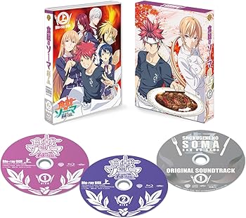 Amazon.co.jp: 食戟のソーマ 餐ノ皿 Blu-ray BOX 上 初回仕様版 : 松岡
