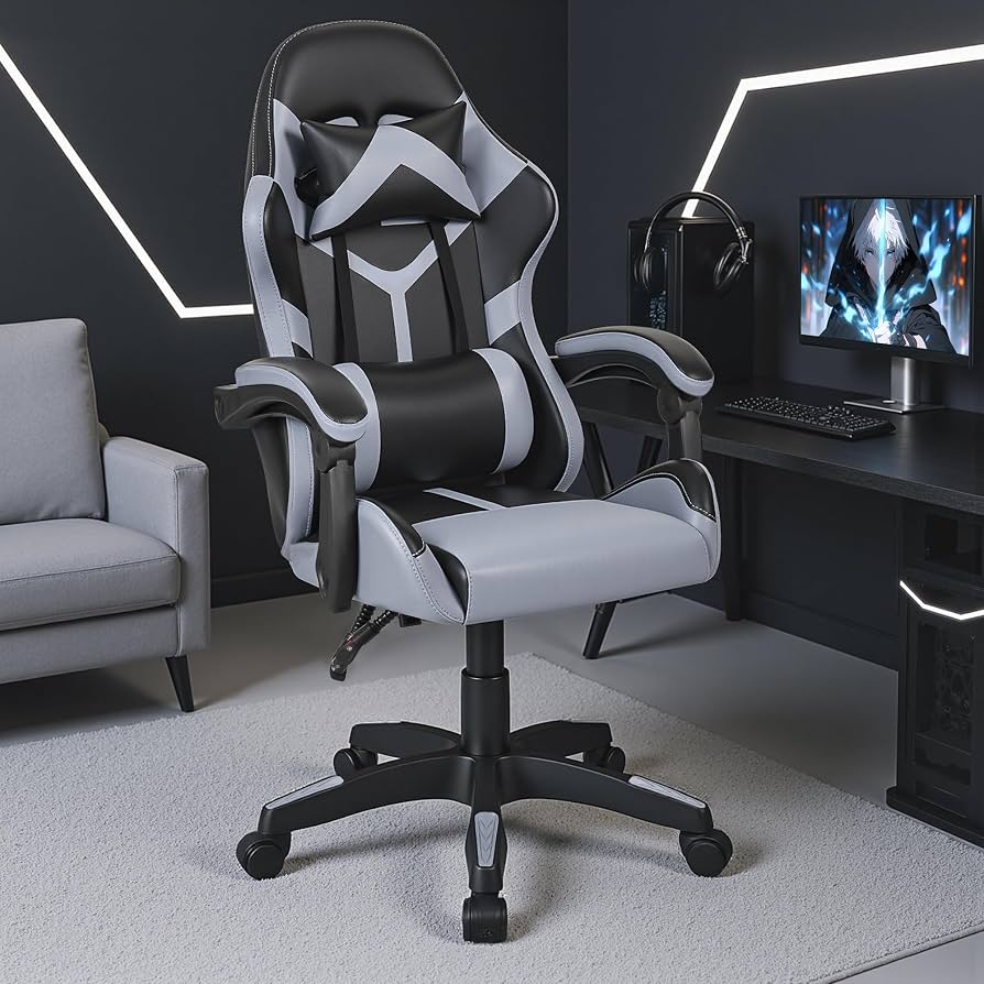 Amazon.co.jp: VECELO ゲーミングチェア gaming chair デスクチェア 