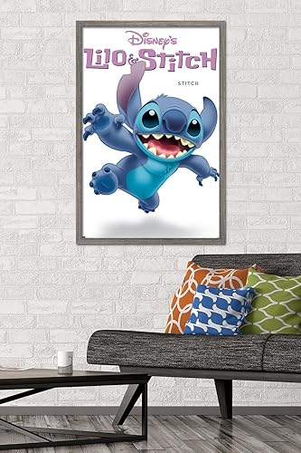 Miniatura 2 de Trends International Disney Lilo and Stitch - Póster de pared de la serie Stitch Feature Series, 22.37 x 34.00 pulgadas, versión enmarcada de madera