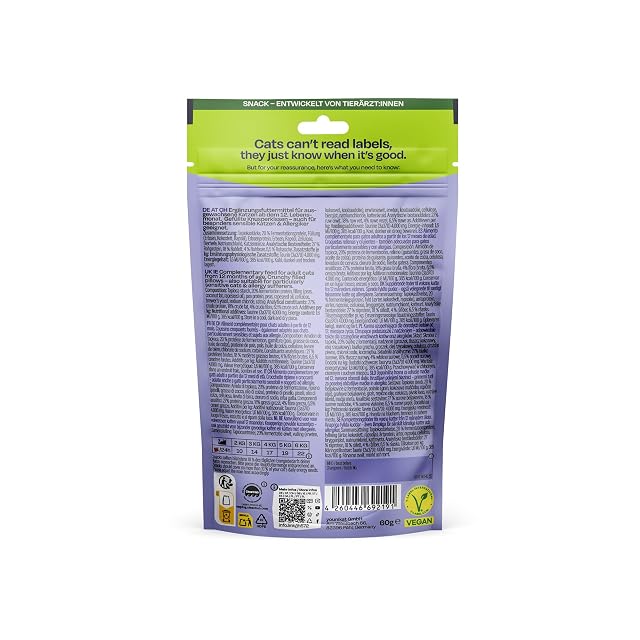 Foto 3 de 4 de VEGCAT Pure Bites - Snack hipoalergénico para gatos (1 x 60 g)