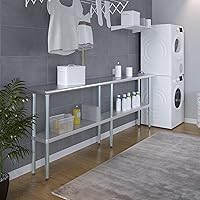 Vista 531 de Mesa de trabajo de acero inoxidable, mesa de metal