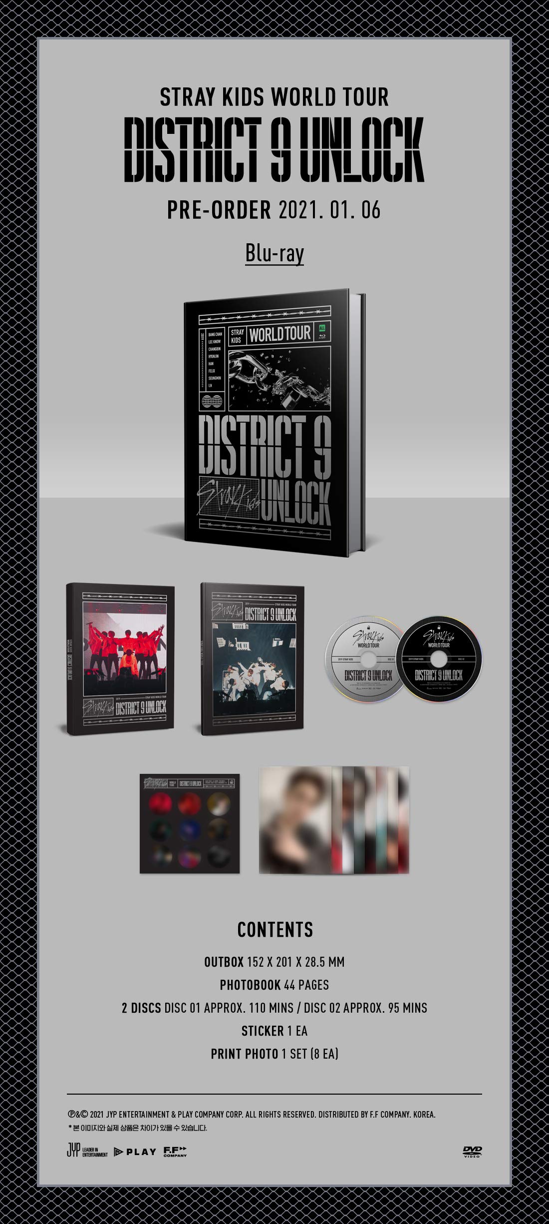 Stray Kids - World Tour District 9 : Unlock in SEOUL [Blu-Ray ver