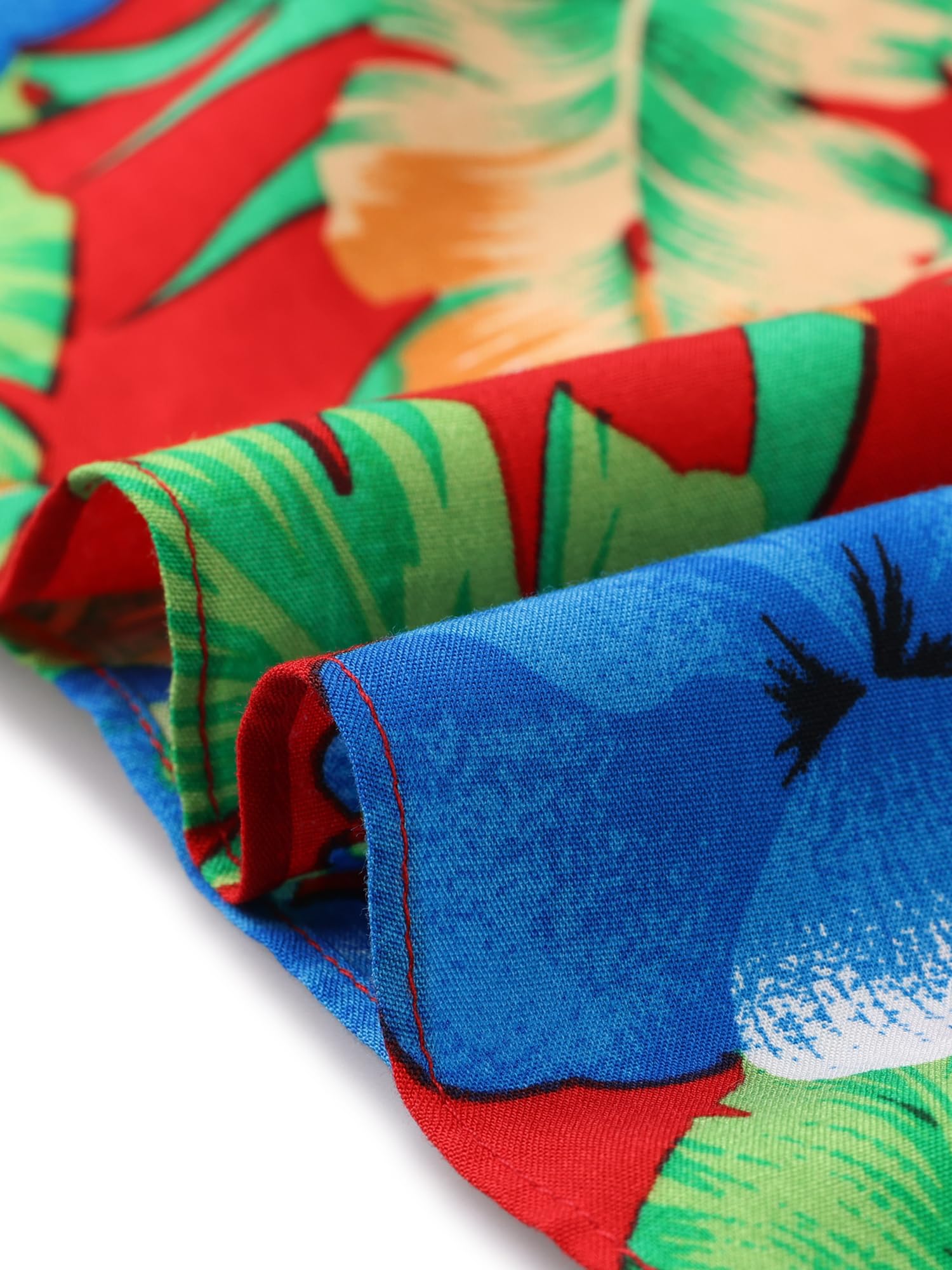 Allegra K Jupe portefeuille hawaïenne pour femme avec imprimé floral tropical et nœud à nouer soi-même