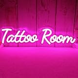 Tattoo Neon Sign Dimmable Tattoo Room Neon Signs for Wall Decor Artistic Studio Wall Art Cool Led Neon Light for Tattoo Shop Decor Gifts for Artists
