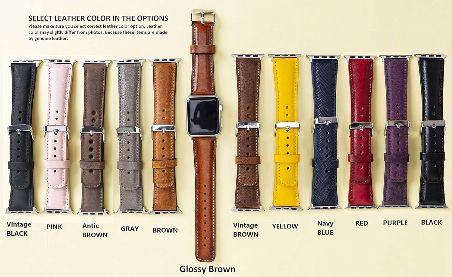 VENOULT Watch Band for with iWatch Series X, 9-1, Ultra 2 Compatible with Apple Watch Bands for Man or Women 49mm, 45mm, 44mm, 42mm, 41mm, 40mm, 38mm, All Series