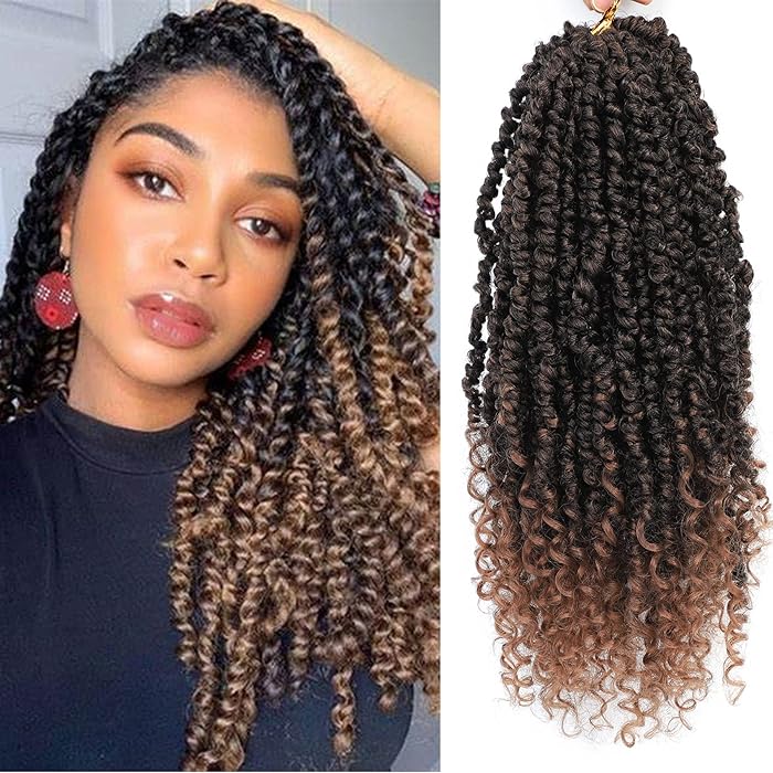 Buy Pretwisted passion twist hair, 12 Inch 9 Packs Pretwisted Passion