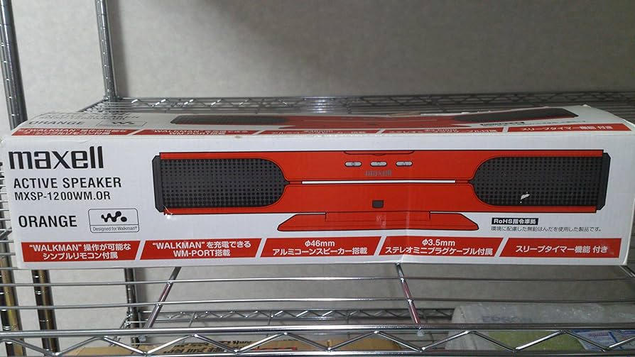 maxell スピーカー&ウォークマン Amazon.co.jp: maxell ウォークマン対応 アクティブスピーカー