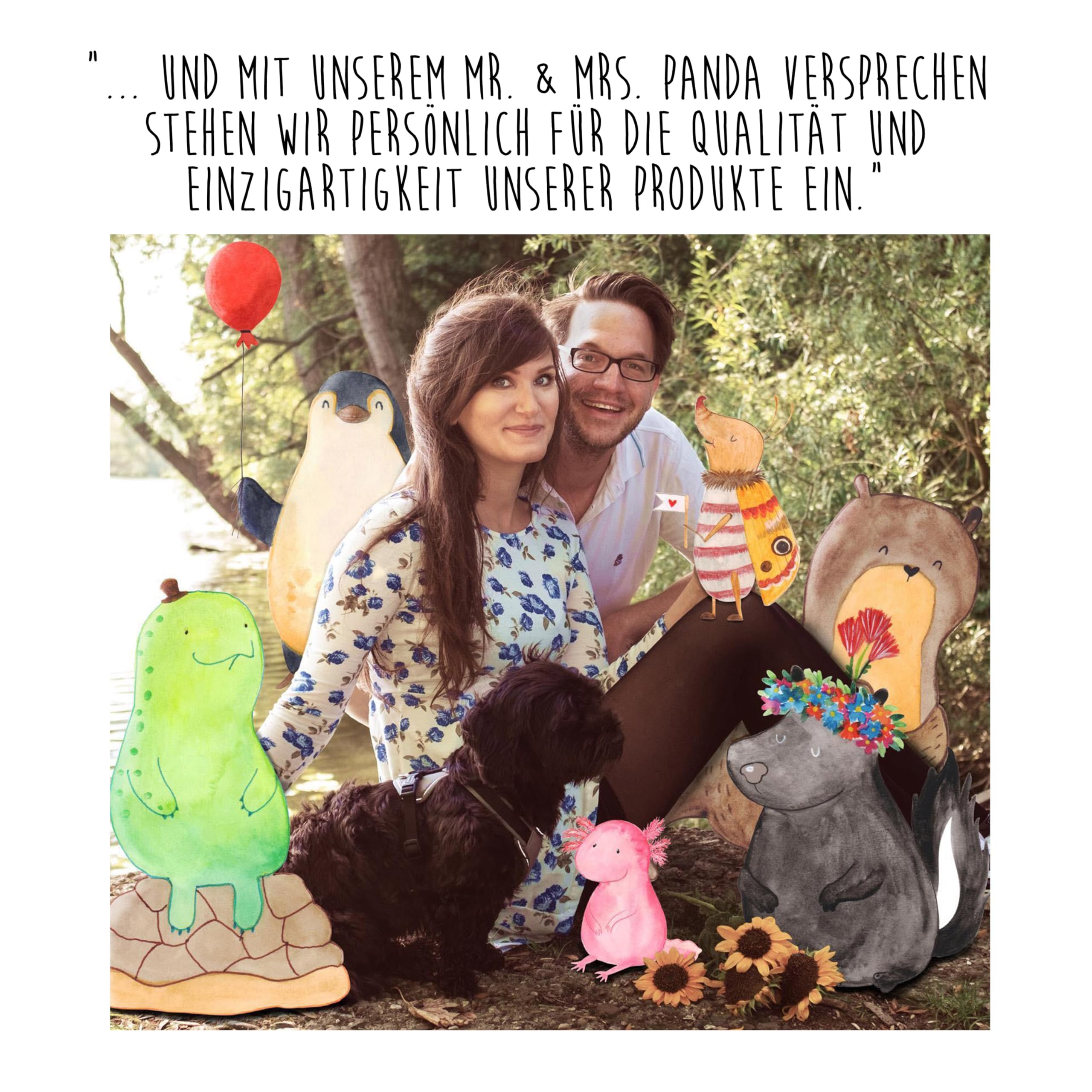 Mr. & Mrs. Panda Kochschürze Pinguin mit Kind - Geschenk, Gastro Schürze, Kellnerschürze, Küchenschürze, Muttertag, Mutter, Vorbild Mama, Küchenzubehör, Mami