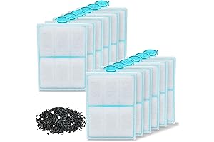 12 Count PF-L Filter Cartridges Refill for Top Fin Silenstream Power Filters