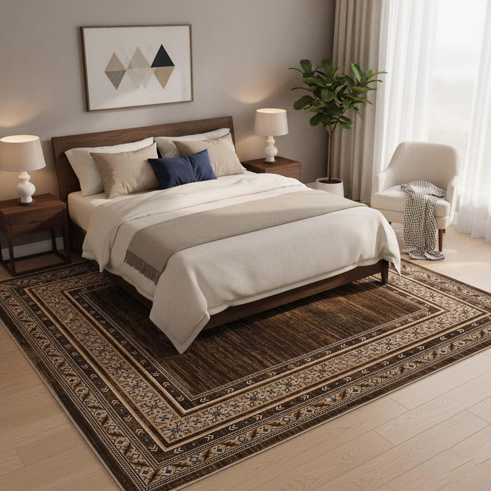 Tapis d'Extérieur, Tapis de Jardin Lavable, Revêtement de Sol Antidérapant, pour Cour, Balcon, Véranda, Camping, Camping-Car, Pique-Nique, Terrasse et Appartement