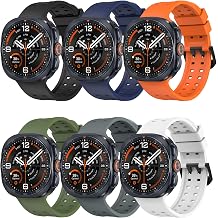 MoKo 6 Pack Sport Bands Compatible with Samsung Galaxy Watch Ultra 2/1 47mm