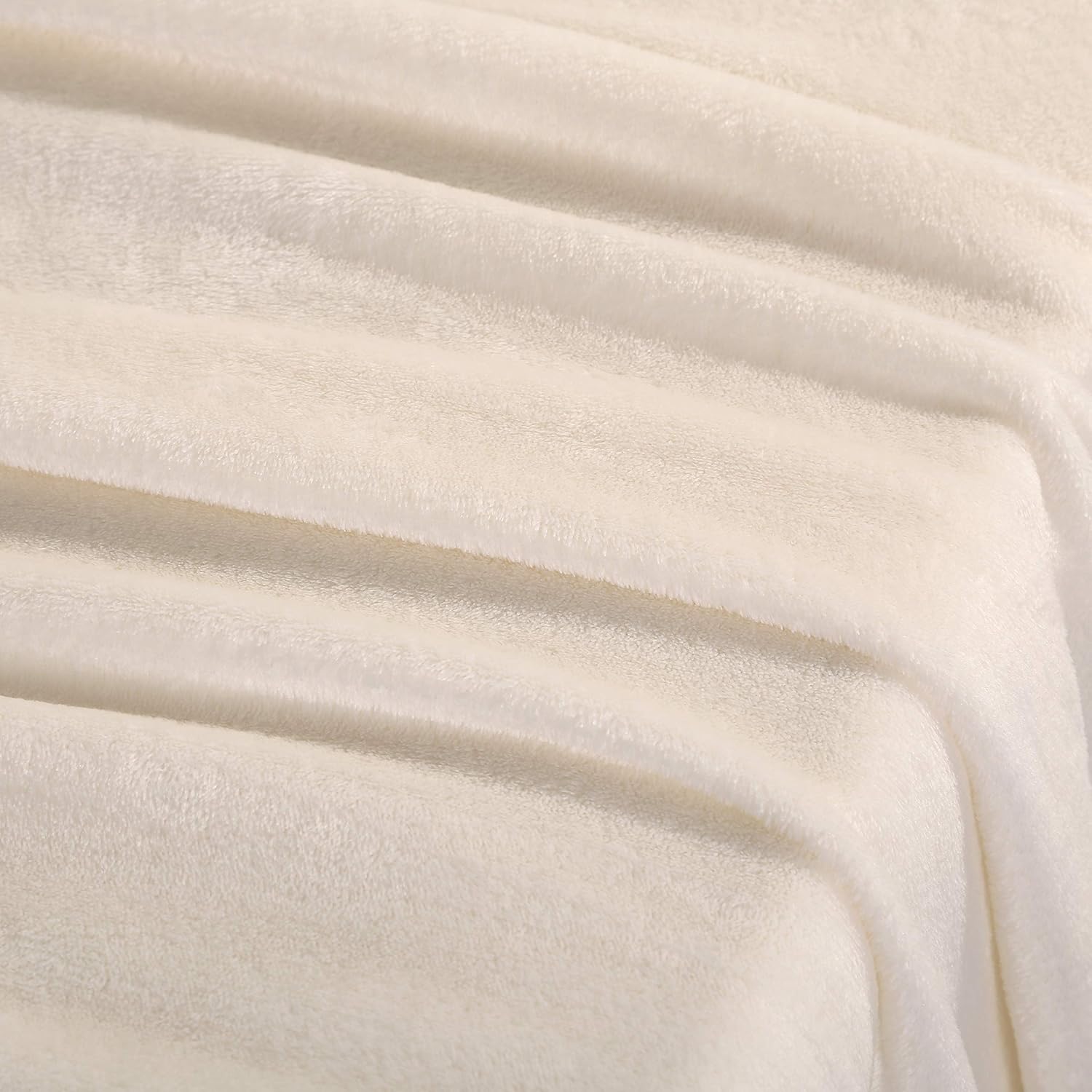 Berkshire Blanket VelvetLoft Sheet Set | Super Soft, Cozy Plush Sheets | Cream | Queen (96" x 100")