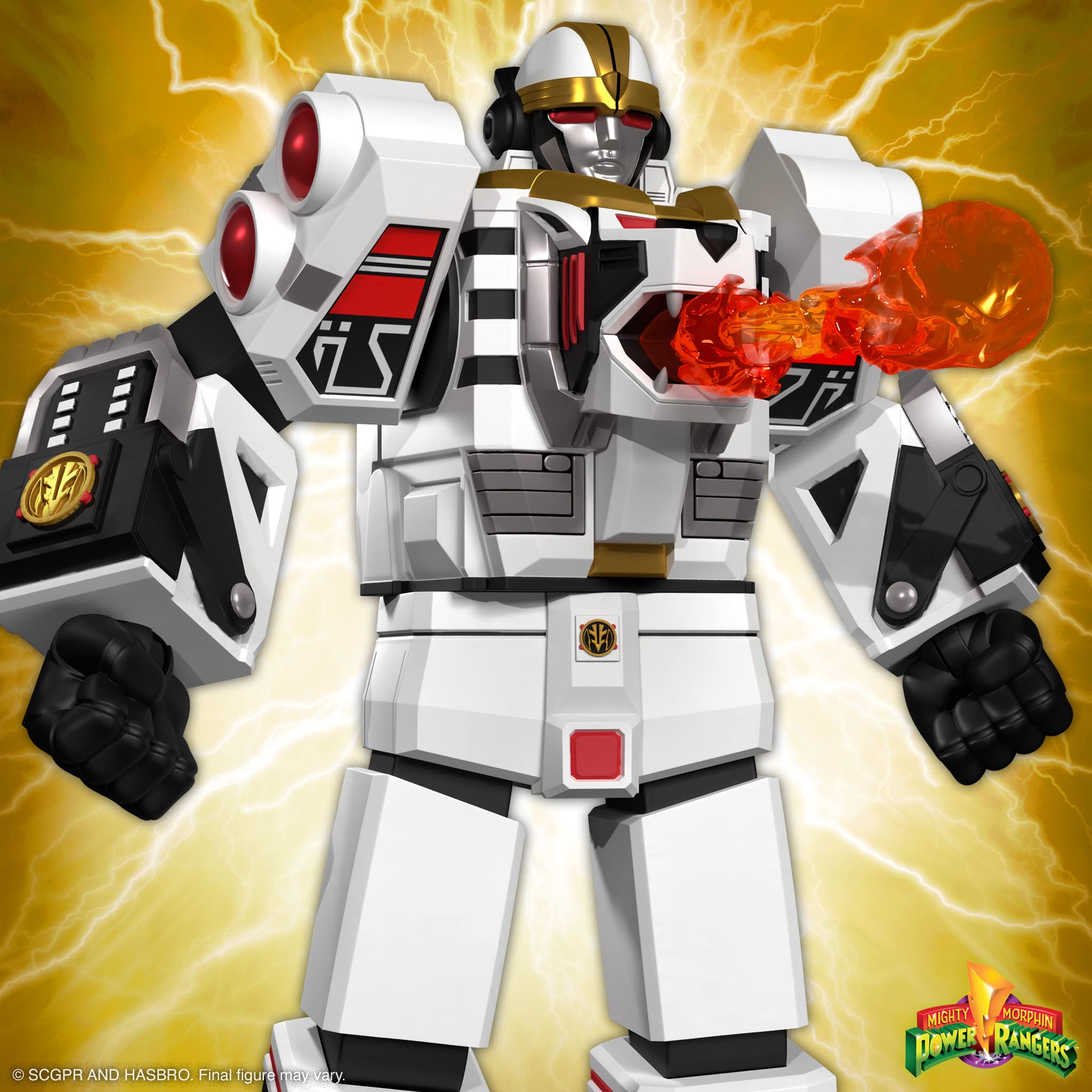 Super7 ULTIMATES! Mighty Morphin Power Rangers White