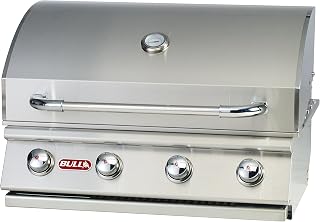 Bull Outlaw 30-Inch Built-In Natural Gas Grill BG-26039 - 60,000 BTU Stainless Steel, 575 Sq In Cooking Area