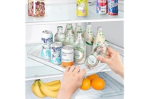 Rectangular Lazy Susan Organizer for Refrigerator