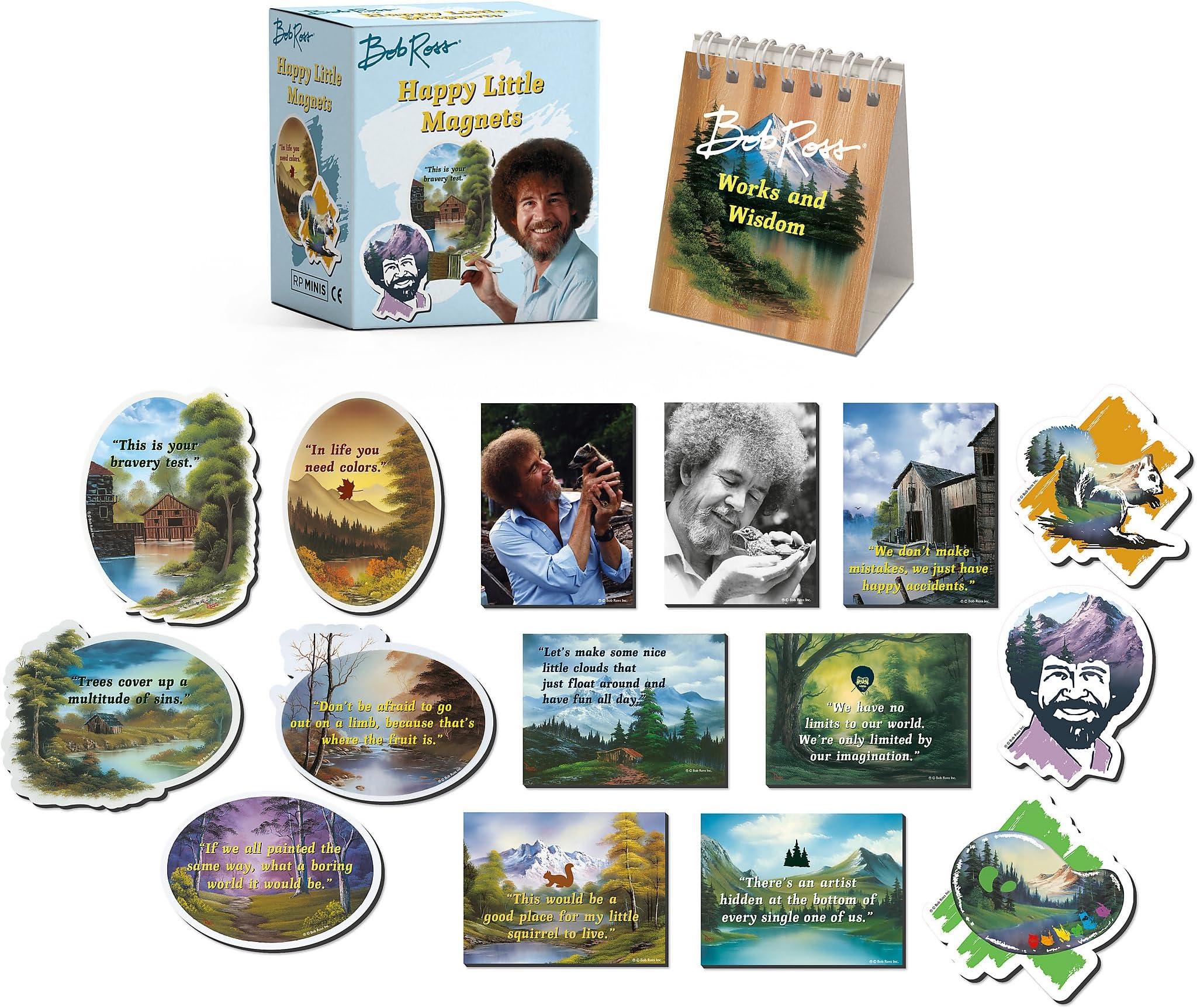 Bob Ross: Happy Little Magnets (RP Minis)