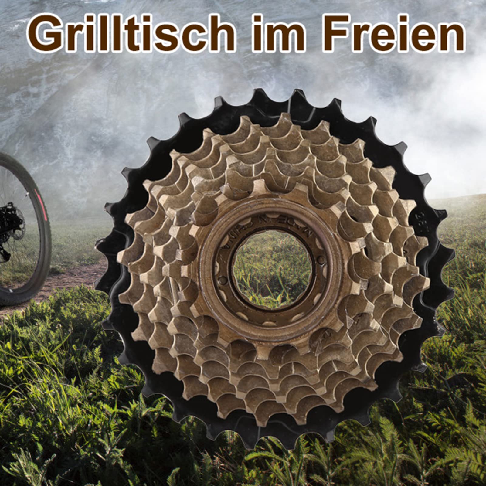 Schraubkranz 8fach, 8 Gang Fahrrad Freilaufkassette Fahrradfreilauf Freilauf Kassettenschraube Mountainbike Freilaufsatz Ersatzzubehör