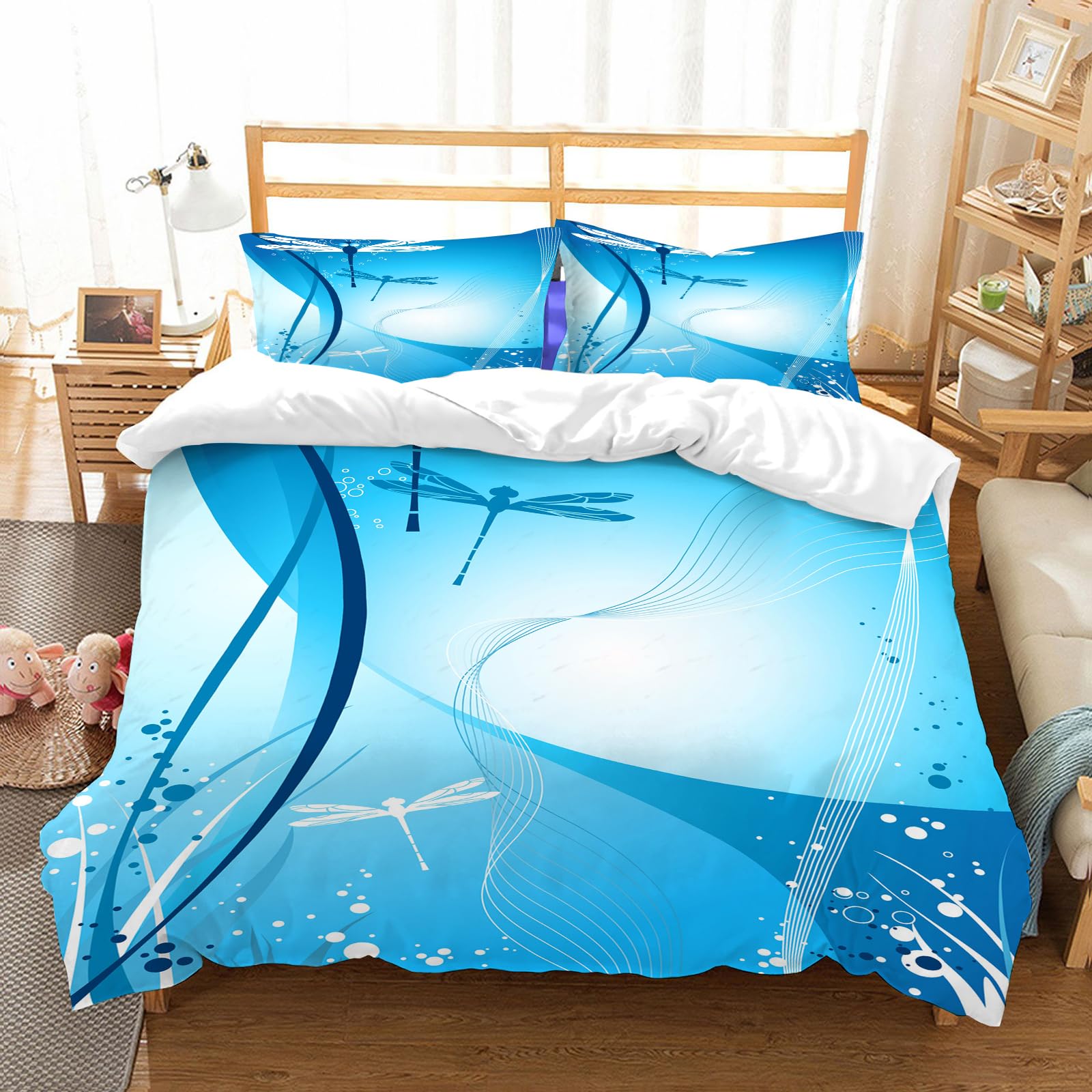 Linge de lit microfibre micro-aérée 228x264cm anti-plis entretien facile