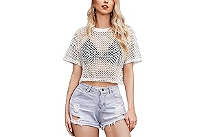 Women's Sheer Net Top: Enhance Your Allure with Enchanting Netwear