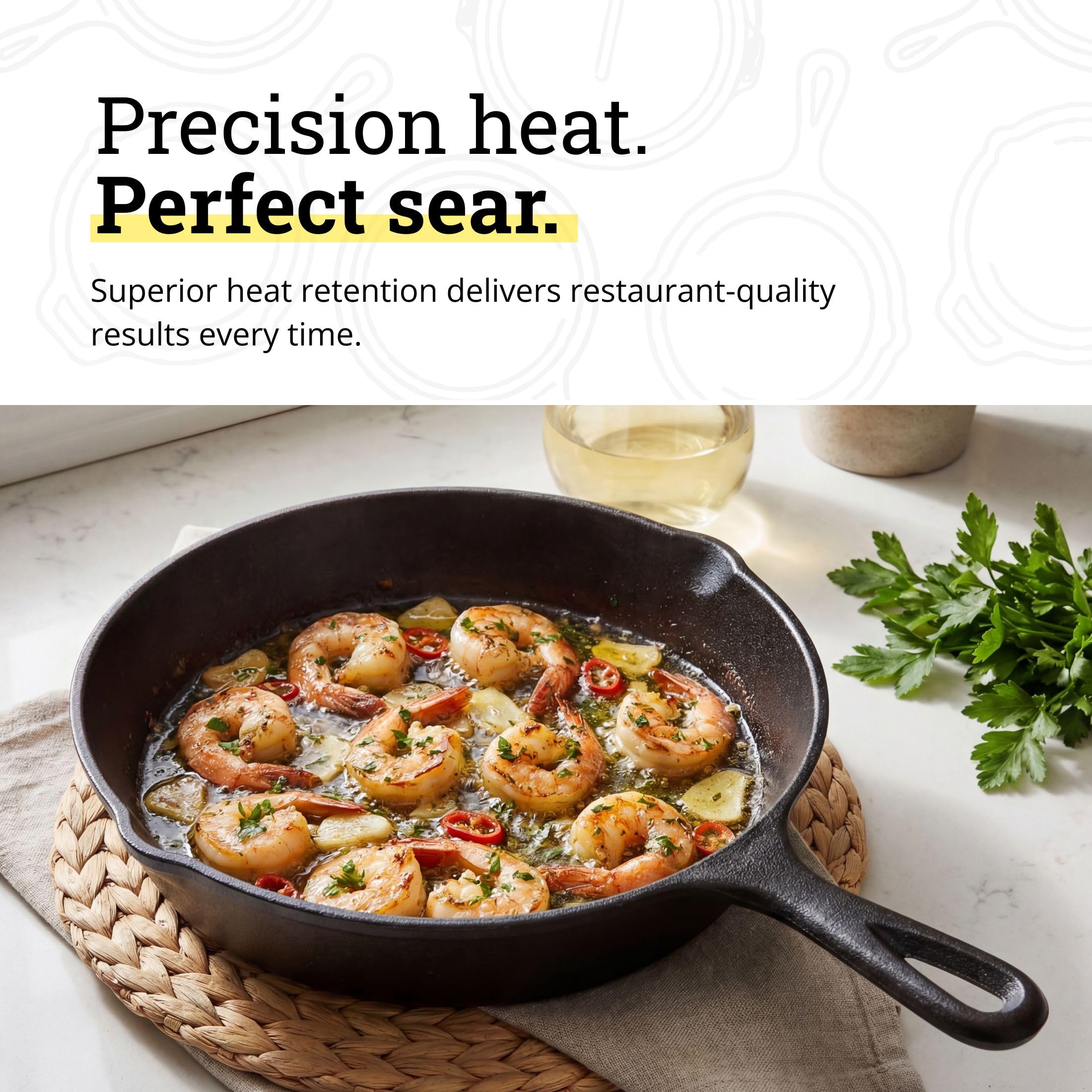 Lodge FBA_ Cast Iron, 8-Inch — Amazon image 6