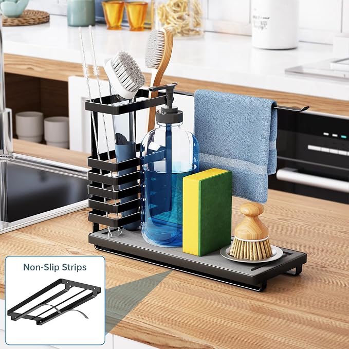 Organizador multifuncional para fregadero de cocina NiHome miniatura 6