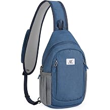 SKYSPER Sling Bag RFID Cross Body Bag Anti Theft Crossbody Backpack Travel Shoulder DaypackBlue