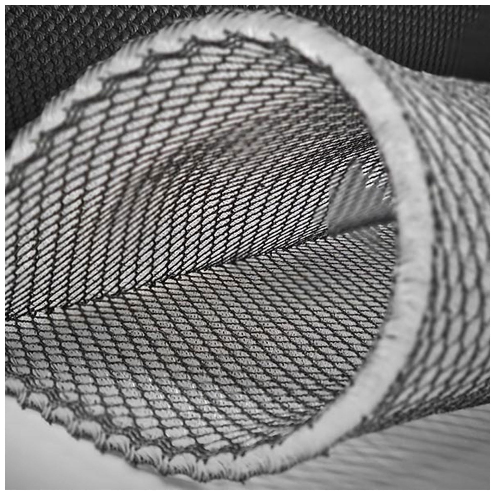 Malla de aire, 10 mm de carbono, 410 g/m², diferentes longitudes, 160 cm x 200 cm, precio base por m²: 17,31 €